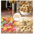 thumbnail image 4 of 1 Pce Table Ronde Portable en Bois Table de Rangement pour Collations Bureau de Service pour Aliments Table à Vin, 4 of 9