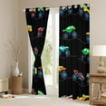 thumbnail image 6 of Rainbow Truck Curtains & Drapes Colorful Construction Vehicle 30%-50% Blackout Curtains, Bulldozer Excavator Curtains Equipment Truck Black Out Curtains, Cartoon Car Window Drapes, 6 of 6
