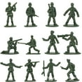 thumbnail image 4 of Soldiers Action Figure Army Scene Model Plastic Mini Soldiers Toy for Kids, 4 of 10