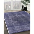 thumbnail image 2 of Ahgly Company Indoor Rectangle Mid-Century Modern Dark Slate Blue Purple Oriental Area Rugs, 7' x 9', 2 of 6