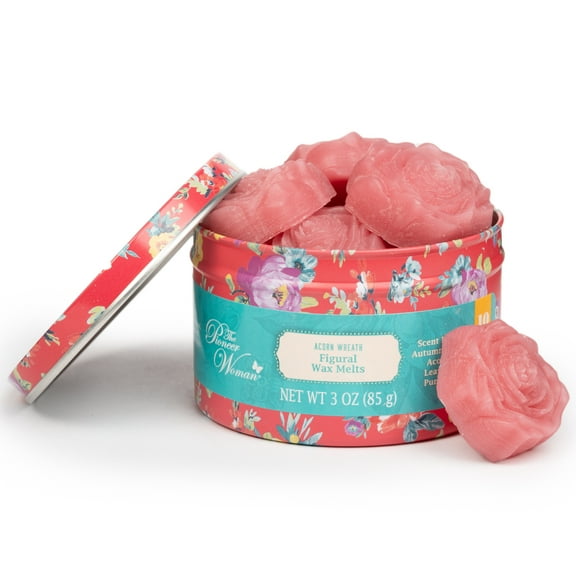 The Pioneer Woman Figural Wax Melts, Acorn Wreath, 10 Count