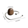 thumbnail image 3 of Stainless Steel Toilet Paper Rack, Wall Mounted Tissue Dispenser With Suction Cup Mounting, for Bathroom Organization, Brown, 3 of 6