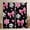 Black Pink 01, variant on Erosebridal Love Heart Bowknot Black Out Curtains for Girl, Cartoon Football Curtains Pack of 2 (42x63 Each)