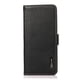 thumbnail image 2 of KAIYANG Funda de piel auténtica con ventosa lateral y patrón de lichi para Khazneh Tcl 30E/Tcl 30 Se/Tcl 306/Tcl 305, antirrobo, estilo A TCL 30E, color negro, 2 of 5