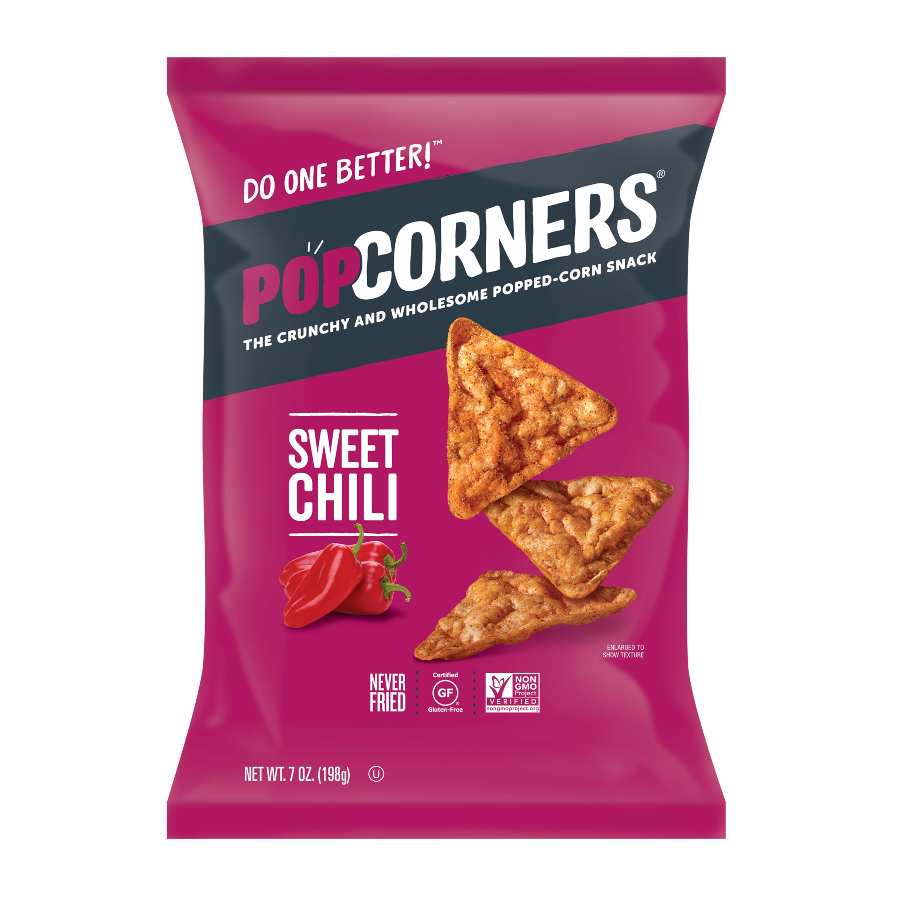 Popcorners Sweet Chili Gluten Free Popped Corn Snacks 7 oz Bag Popcorners Sweet Chili Gluten Free Popped Corn Snacks 7 oz Bag