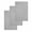Gray, variant on White Burlap Texture Hand Towels Set, Waffle Weave Kitchen Towels 2 Pieces, Farmhouse Vintage White Microfiber Hair Face Bath Tea Towel Absorbent Quick Drying Cleaning Dish Cloths 15.7"x23.6"
