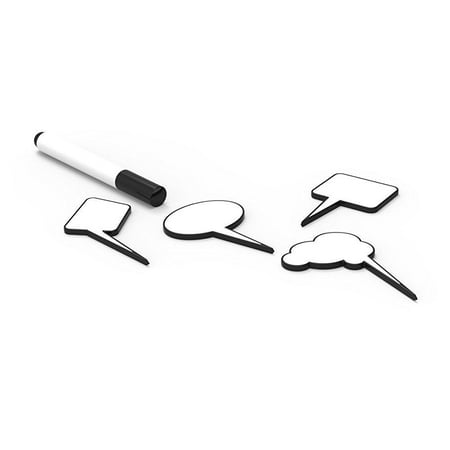 Fred SNACK TALK Write-On Buffet Markers, Set of