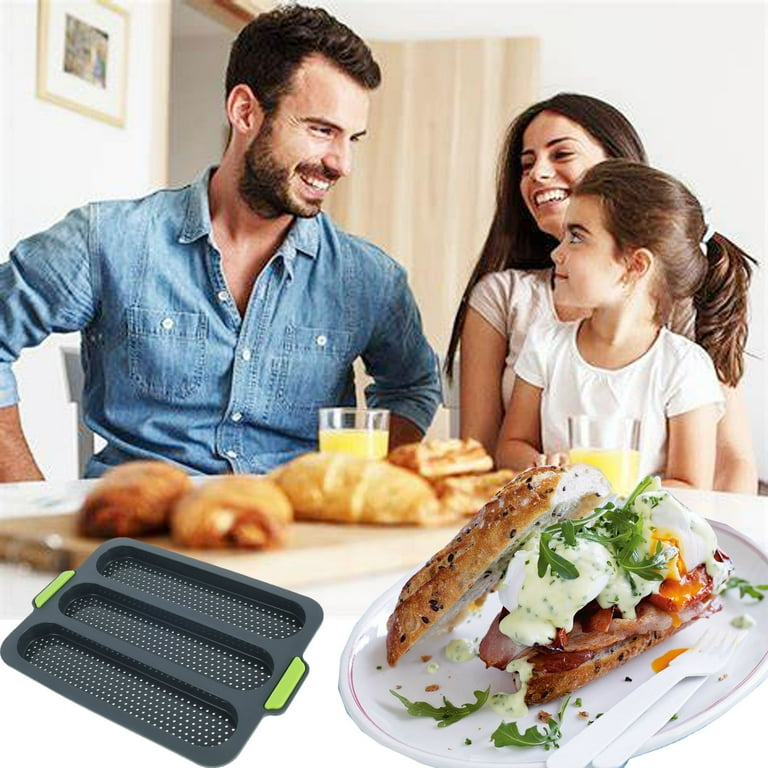 French bread top baking tray