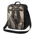 thumbnail image 1 of Fotbe Vintage Ram Pilot Lonchera Bolsa de Almuerzo para Hombres y Mujeres, Lonchera de Gran Capacidad, Bolsa de Almuerzo Reutilizable, Bolsa Térmica Aislante, 1 of 7