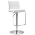 thumbnail image 2 of Tabouret de Bar Réglable en Acier Inoxydable Blanc Amalfi, 2 of 10