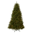 thumbnail image 2 of National Tree Company 6.5 ft Pre-Lit Dunhill Fir Artificial Christmas Tree, 600 LED Lights, 1,838 Tips, PowerConnect, Foot Pedal, 10 Light Functions, Includes Stand, Green, 2 of 9