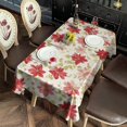 thumbnail image 2 of Pioneer Flower Floral Print Pattern Rectangle Tablecloth 60"x120", Waterproof Polyester Table Cloth, Wipeable Spillproof for Dining Camping Indoor Outdoor, 2 of 6