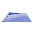 thumbnail image 2 of Ahgly Company Machine Washable Indoor Rectangle Abstract Blue Modern Area Rugs, 2' x 4', 2 of 4