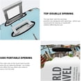 thumbnail image 4 of World Travel Luggage Cover Washable Elasticated Luggage Covers for Suitcase tsa Approved Stylish Dust and Scratch Resistant Luggage Case Protector for Kids and Adults -, 4 of 6