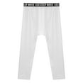 thumbnail image 6 of TiaoBug Men's Compression Base Layer Tights Pants Gym Yoga Athletic Leggings White L, 6 of 7