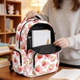 thumbnail image 5 of DISNIMO 17 Inch School Backpack for Kids Cow Strawberry Print Lightweight Bookbag with Padded Straps Large Capacity School Backpack for Boys Girls, 5 of 7
