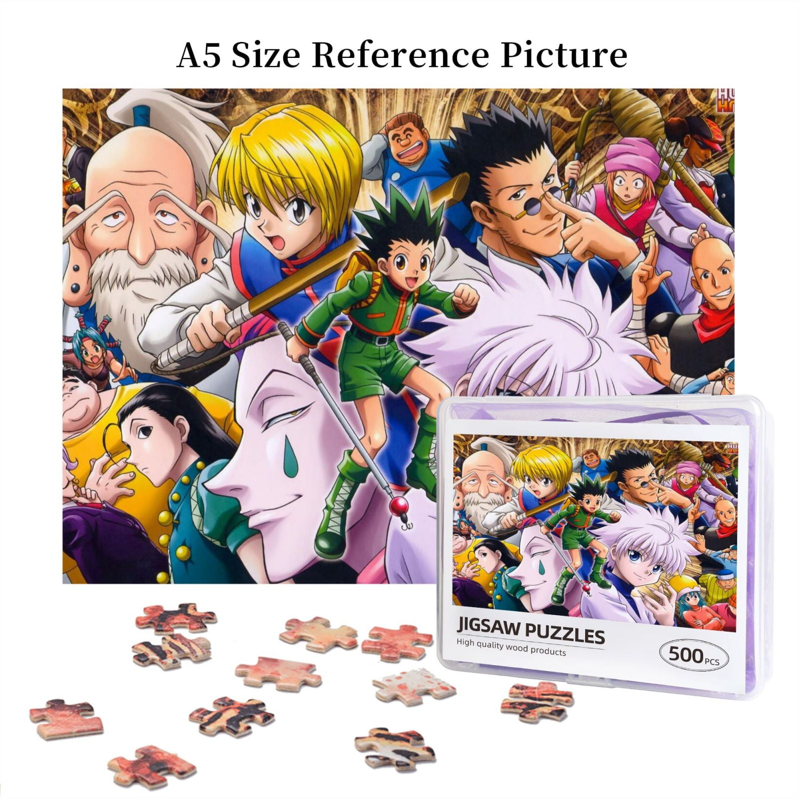 500ラージピース HUNTER×HUNTER ハンター×シケン 500ラージピース HUNTER×HUNTER ハンター×シケン Amazon.co.jp