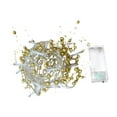 thumbnail image 1 of Luz LED ajustable, resistente, con alimentación, para decoración, luces de hadas para de Navidad, jardín, fiesta, exterior, Navidad oro, 1 of 8