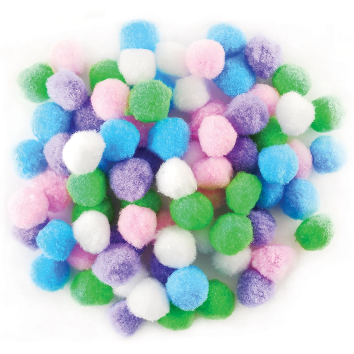 Pastel Pipe Cleaners and Poms Craft Pack 80 Pieces