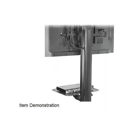 Peerless-AV - SmartMount Flat Panel Cart For 32" to 75" displays - Black