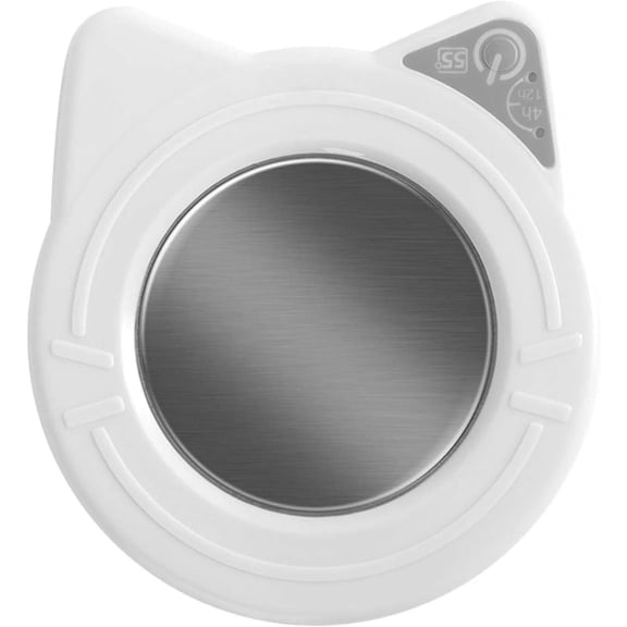 Coffee Mug Warmer,USB Heated Coffee Mug with Automatic Shut Off, Smart Electric Warmer Plate Keep Temperature Up to 131鈩? 55鈩?for Home Office to Warm Water,Tea,Cocoa and Milk