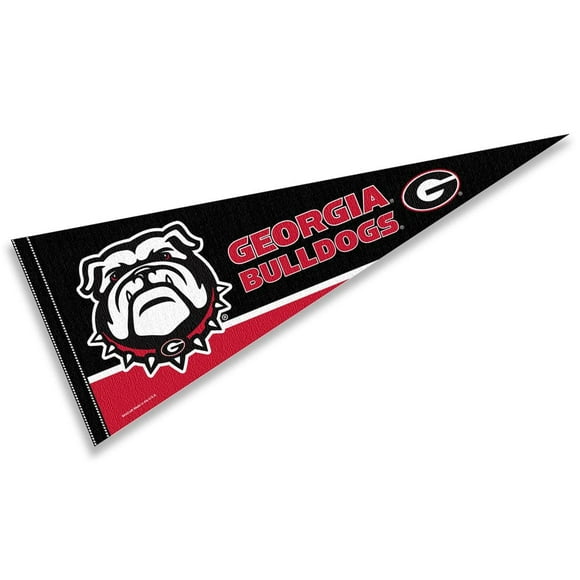 Drapeaux et Bannières Universitaires Co. Georgia Bulldogs Fanion Taille Complète