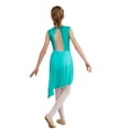 thumbnail image 2 of Doomiva Kids Girls Sleeveless Sequins Contemporary Lyrical Dance Dress Ballet Leotard Dress Dancewear Mint Green 6, 2 of 6