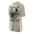 thumbnail image 2 of Men's New Era Tan Tampa Bay Lightning Goalie Mask T-Shirt, 2 of 3