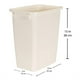 thumbnail image 5 of Trash Can Rubbermaid, bizcocho de plástico tradicional, 21 litros, paquete de 2, 5 of 7