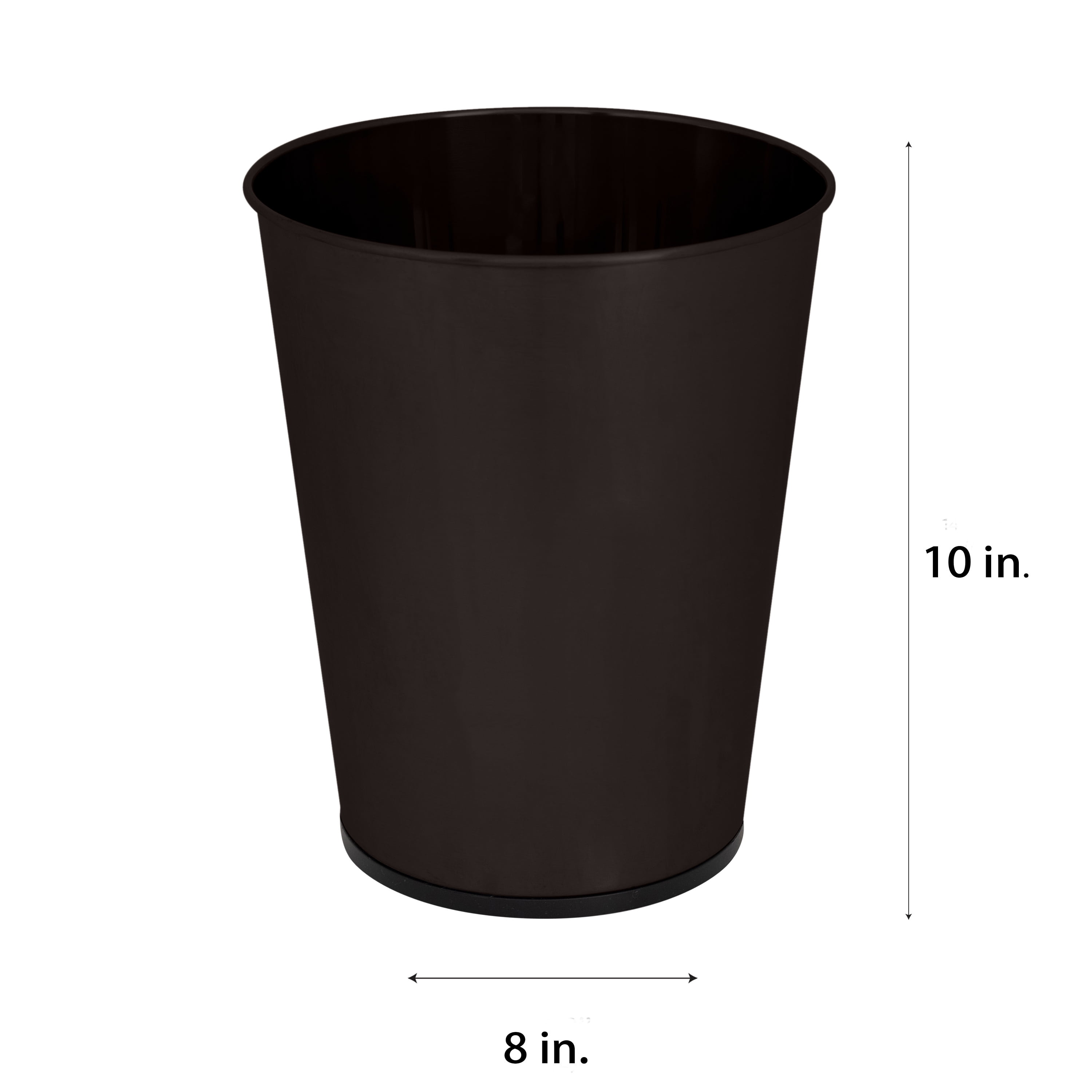 Bath Bliss Trash Can, Toilet Brush and Plunger 3 Piece Iron Bathroom Set in Oil Rubbed Bronze