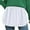 White, variant on Shirt Extender for Women Plus Size Adjustable Layering Fake Top Lower Mini Underskirt, White 3XL
