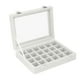 thumbnail image 5 of Organizador de joyas pequeño ANGGREK terciopelo 24 compartimentos portátil con cerraduras para niñas mujeres, 5 of 8