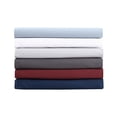 thumbnail image 3 of Nautica Solid 100% Cotton Percale 4-Piece Sheet Set, Queen, Lake Blue, 3 of 7