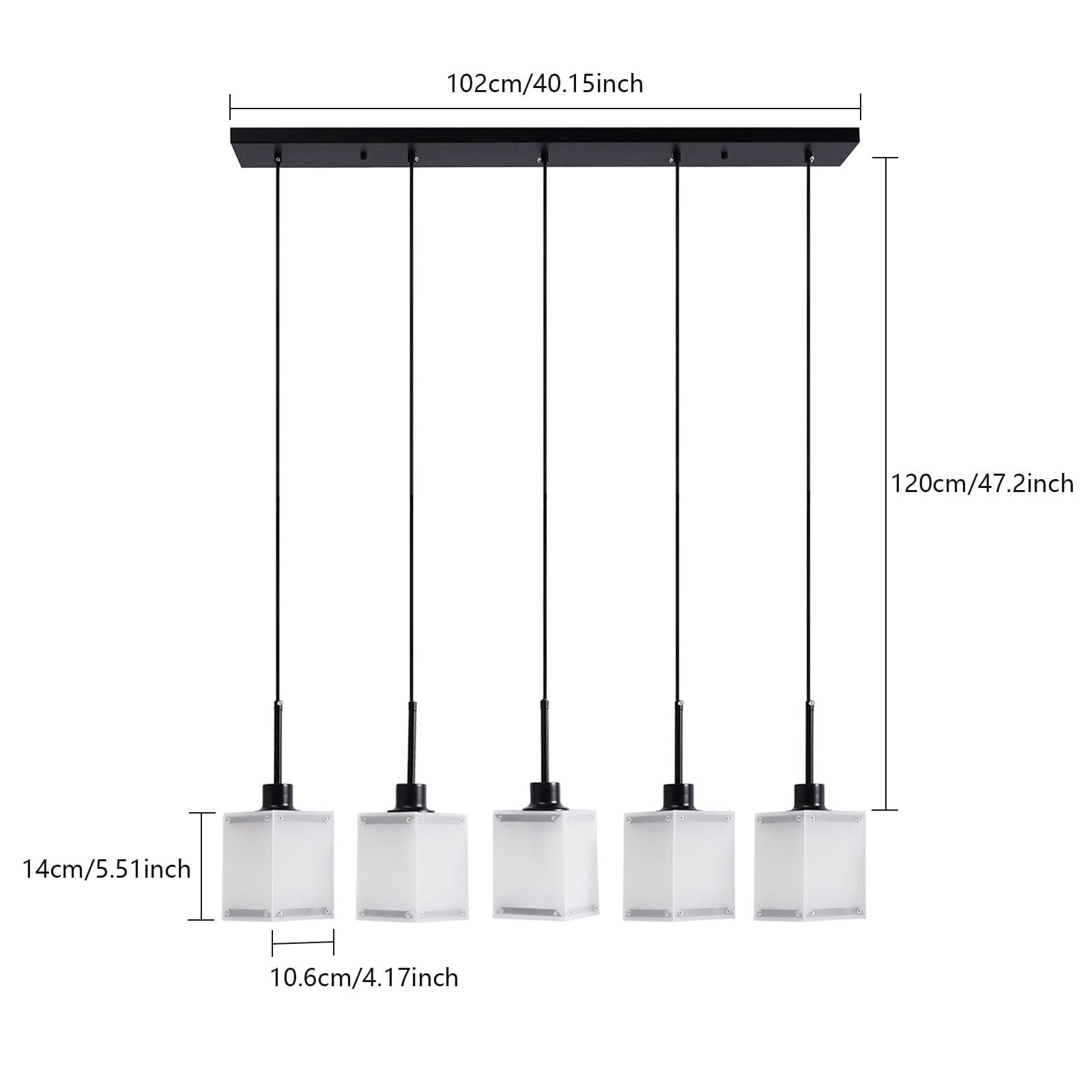Modern 5-Light Ceiling Light Fixture Ceiling Mounted Light Indoor Ceiling Light