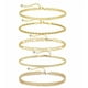 thumbnail image 2 of 5 piezas de tobilleras con cadena en capas para mujer Tobilleras minimalistas para chicas adolescentes Tobilleras de moda para mujer, 2 of 8