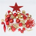 thumbnail image 4 of LSLJS Christmas Tree Balls Ornaments, 30 Pcs Colored Shatterproof Plastic Hanging Baubles, Christmas Tree Hanging Ornaments Xmas Tree Pendant for Holiday Party Wedding, 4 of 6