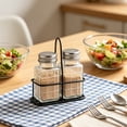 thumbnail image 5 of Fmbmuo 2 Sets Of Seasoning Bottles For Household Kitchen Pepper And Cumin Sprinkling Bottle Glass Sprinkling Bottle, 5 of 6