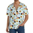 thumbnail image 1 of Fotbe Submarine With Fishes Undersea Camisa Estampada de Manga Corta para Hombre, Casual de Verano, Estilo Playero, Sin Arrugas-3X-Large, 1 of 5
