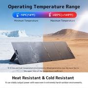 SAGEPEAK 300W Foldable Solar Panel, Portable Solar Charger Upgraded One-Piece with Adjustable Stand, IP65 Waterproof for Home, RV, Camping, Off Grid Power Station
