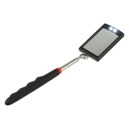 

NUOLUX Inspection Tool LED Lighted Telescopic Flexible Stick Swivel Inspection Mirror