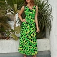 thumbnail image 4 of Animal Print Patterns Sleeveless Dress Woman Fashion Long Dresses Women's Summer Suit Dress 2025, 4 of 7