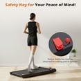 thumbnail image 2 of Bigleap Treadmill , Under Desk Walking Pad for Home Office, Quiet Portable Treadmill for Small Spaces, Apartments with Remote Control & LED Display, Black, 2 of 7
