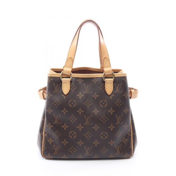 Pre-Owned Louis Vuitton Batignolles Handbag, Coated Canvas and Leather, Monogram Pattern,...