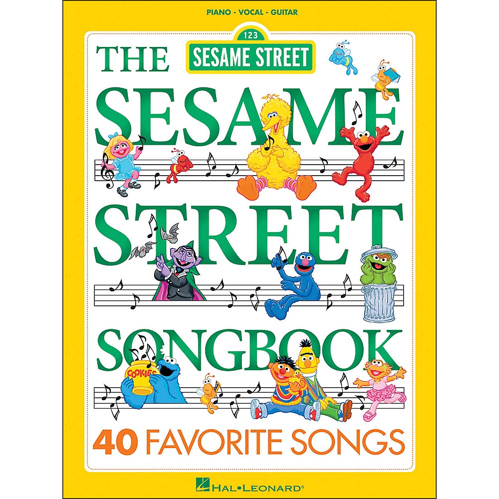 Hal Leonard The Sesame Street Songbook 40 Favorite Songs Arranged For Piano Vocal And Guitar P V G Walmart Com Walmart Com