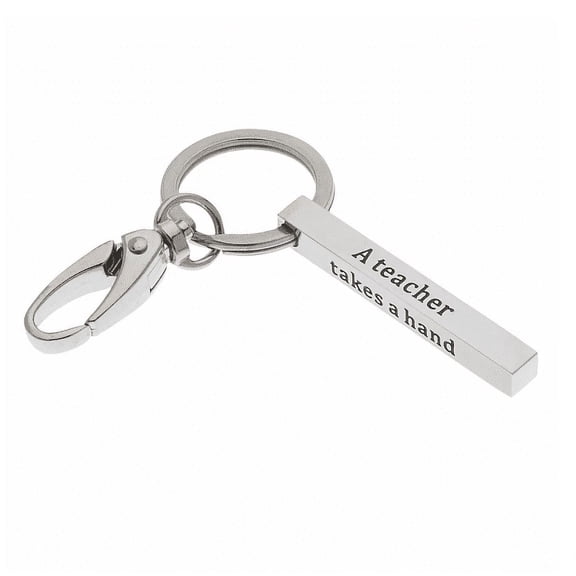 Teacher's Inspirational Key Ring, Teacher's Appreciation Day Keychain | Perfect Gift for Valentine's Day, Birthday, Graduation, Christmas, or Any Season