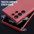 thumbnail image 3 of for Samsung Galaxy S22 Ultra Case, Thin Liquid Silicone Case,Shockproof,Slim Thin Phone Case for Samsung Galaxy S22 Ultra, Full Body Screen Camera Protective Cover-Wine Red 12-sam s22u-08, 3 of 15
