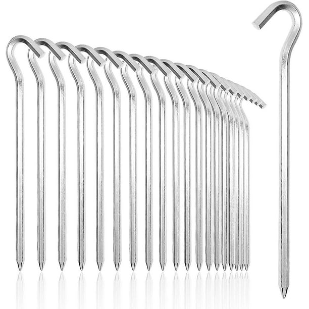 Zeltheringe, 18cm Zelt Heringe Metall Zelthaken Aluminio Heringe Erdngel Fr Harte Bden, Ideal Fr Garten, Camping, Angeln Und Zelten Hy