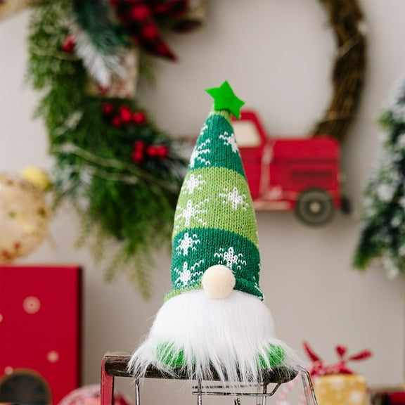 JLFNYA Christmas Decorations Clearance！Christmas Gnome,Gnome Light Up Gnome Lighted Tabletop Decor,Home Party Christmas Decoration