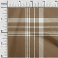 thumbnail image 2 of oneOone Polyester Spandex Brown Fabric Check Sewing Craft Projects Fabric Prints By Yard 56 Inch Wide, 2 of 4