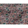 thumbnail image 4 of oneOone Viscose Jersey Fabric Leaves & Floral Block Printed Fabric 1 Yard 60 Inch Wide, 4 of 4
